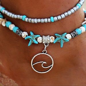 Surfs Up Anklet Set